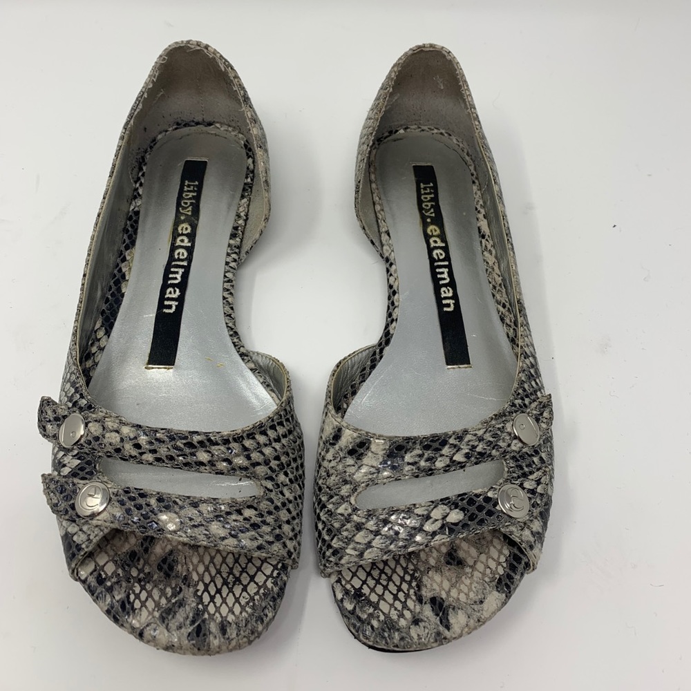 Libby Edelman Python Flat - Picture 3 of 4